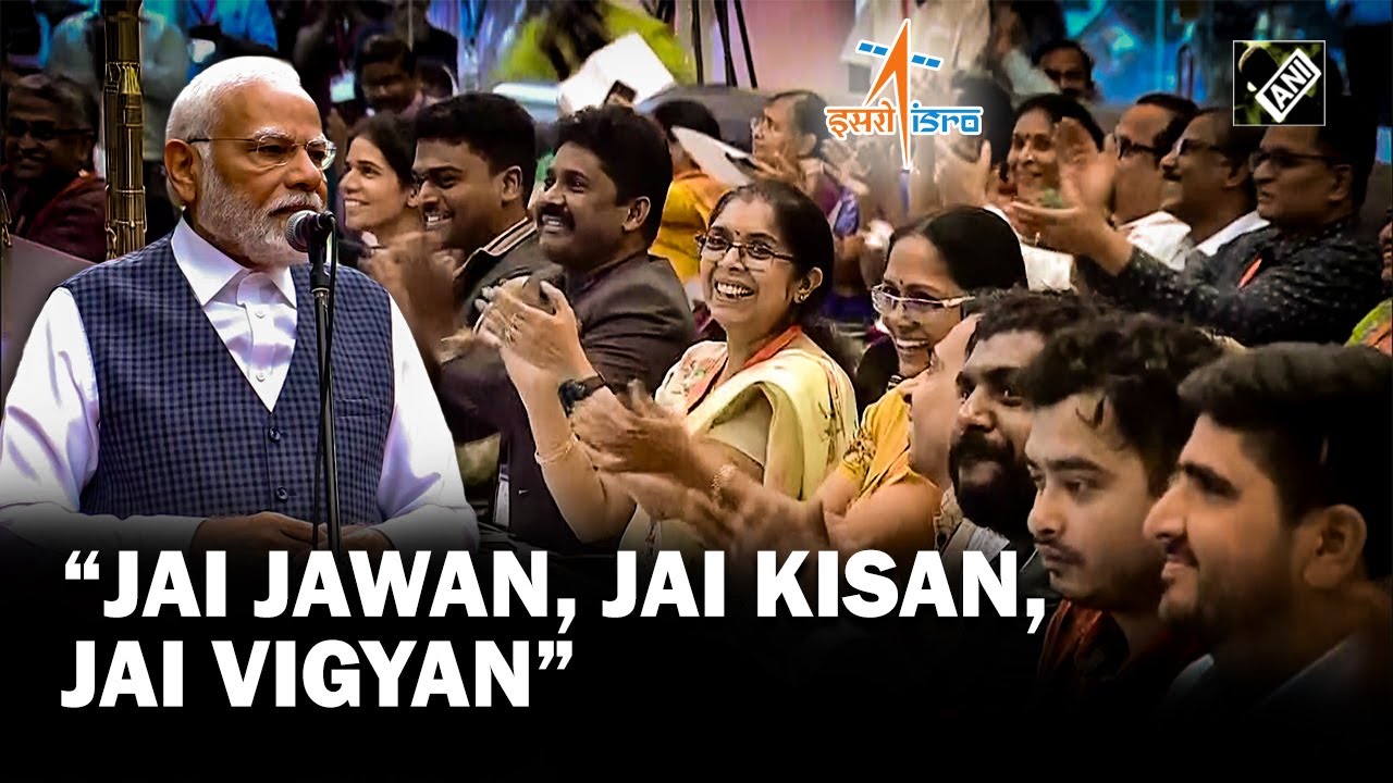“Jai Jawan, Jai Kisan, Jai Vigyan” PM Modi lauds ISRO scientists for historic Chandrayaan-3 feat
