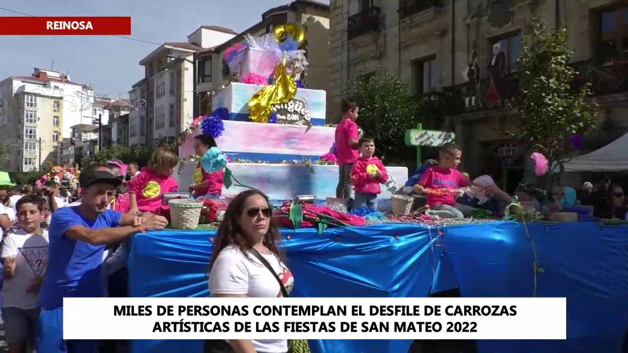 Desfile de carrozas de las fiestas de San Mateo Reinosa 2022