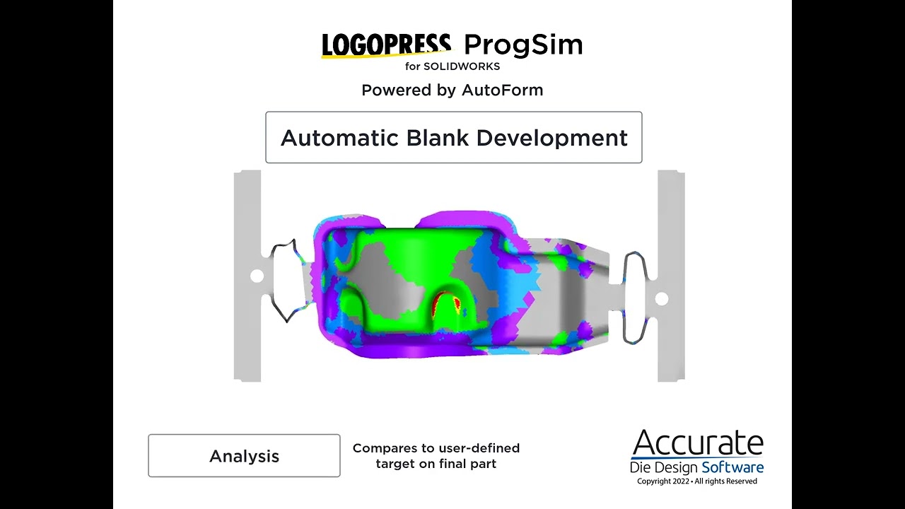 Logopress ProgSim - Forming Simulation including Automatic Blank Development