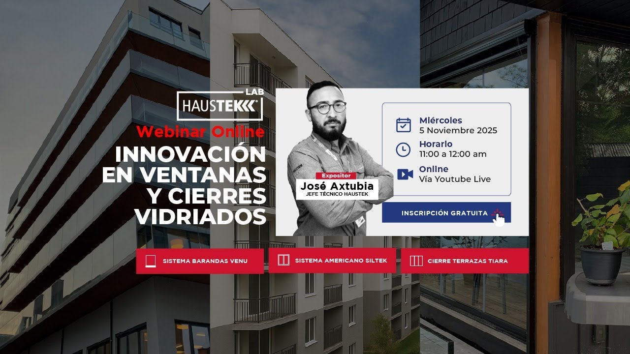 Webinar Online: INNOVACI&Oacute;N  EN VENTANAS Y CIERRES  VIDRIADOS