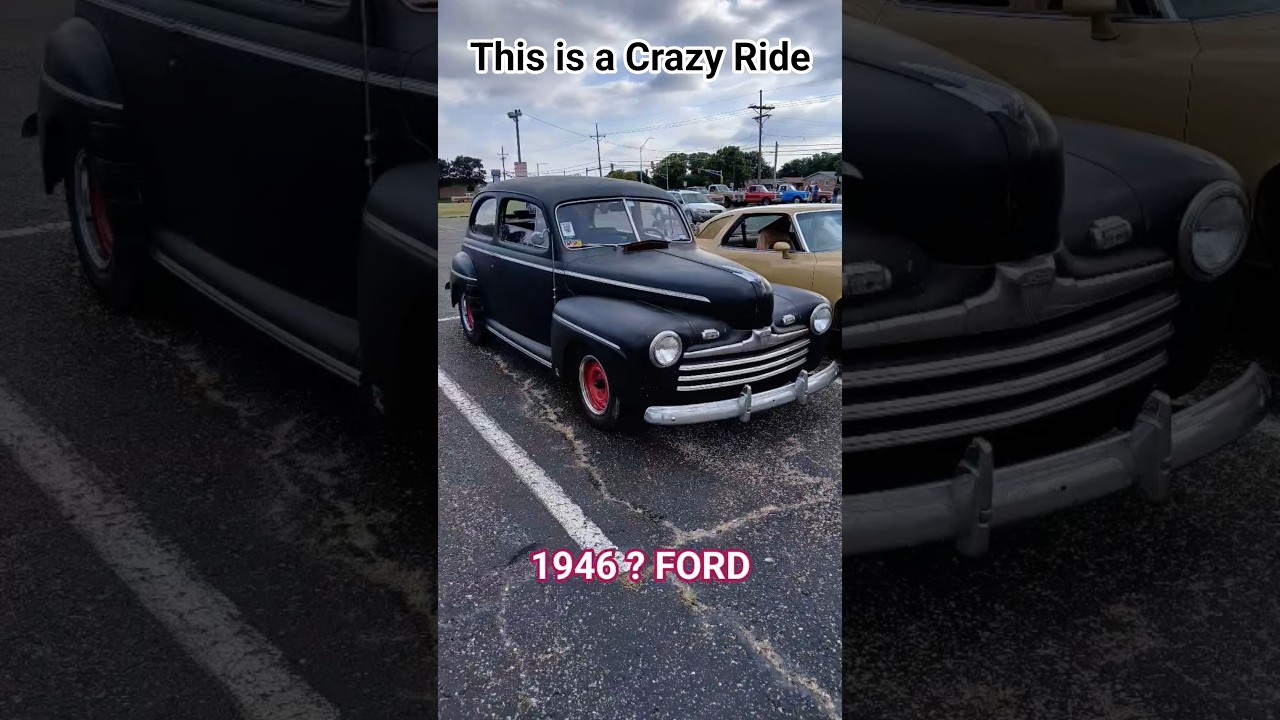 1946 Ford Coupe #fomoco #automobile #carshow #hotrod look #car #classiccars #oldcars #fordcoupe