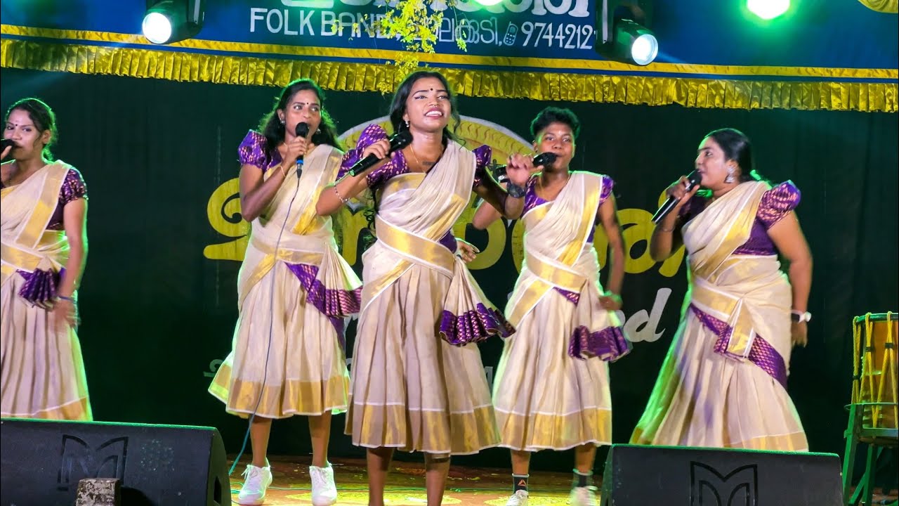 Modi Cheyyanumaru സോങ്ങുമായി തത്തുട്ടി Nadan Pattu | Unarth Folk Band Chalakudy 🕺