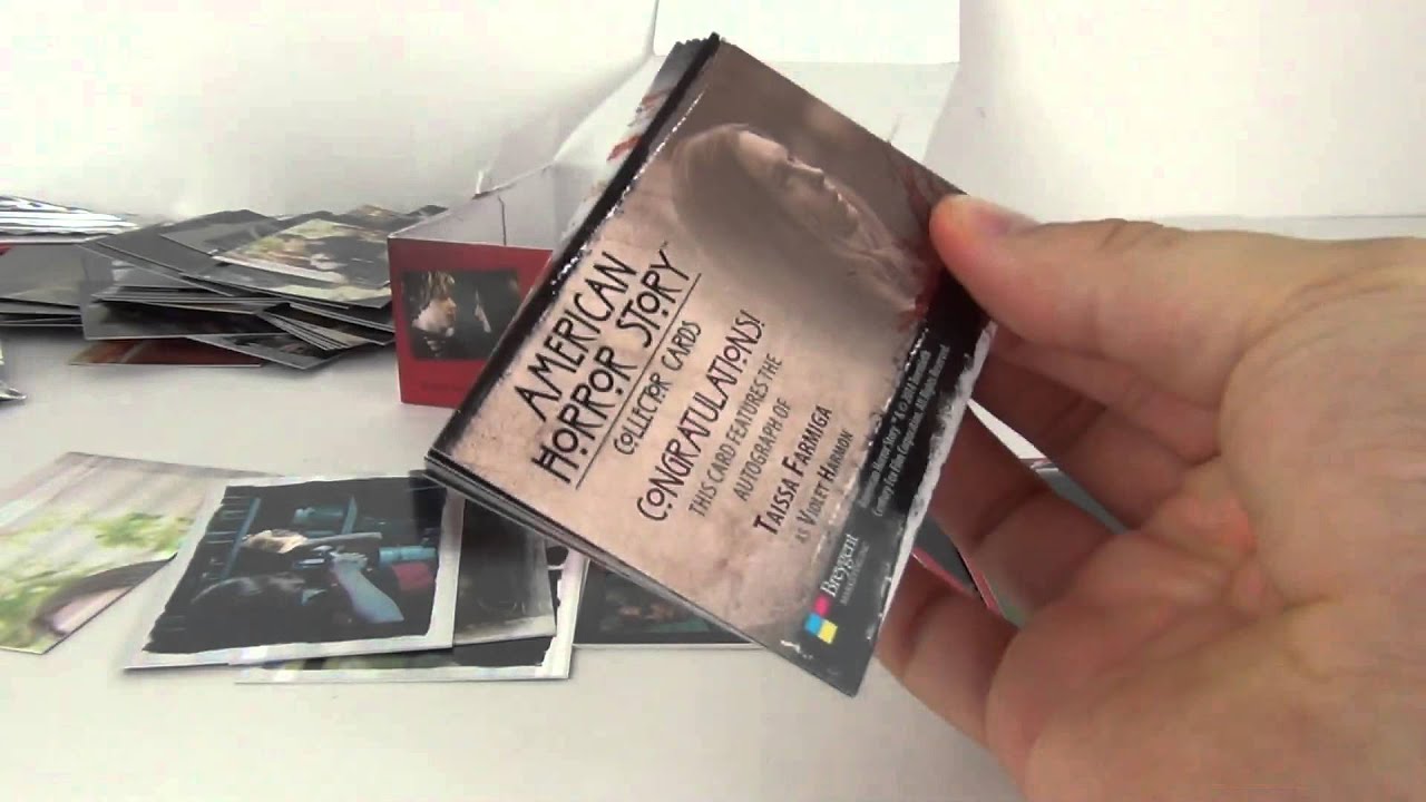 American Horror Story Collector Cards Box Break & Breakdown, Breygent