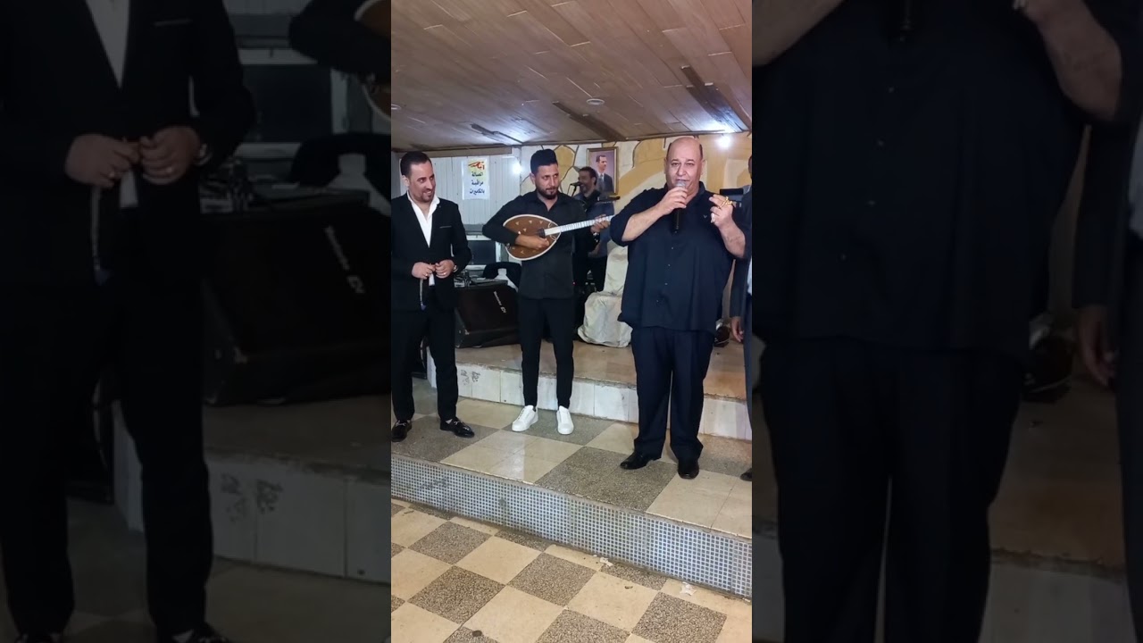 الفنان عزيز صادق حديد مع الفنان ضياء العراقي وعلى أنغام عازف البزق نجم اسبر - عتابا