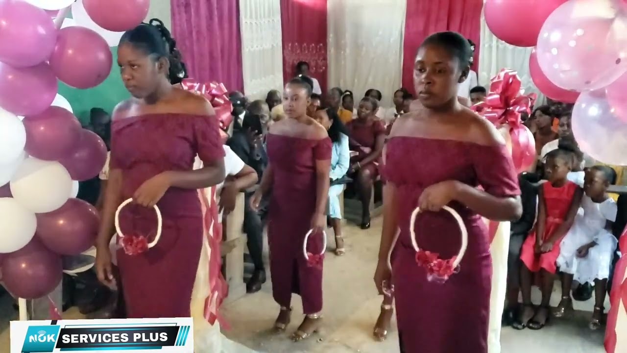 les quêteuses du mariage Monsieur yves &de madame Dieulene