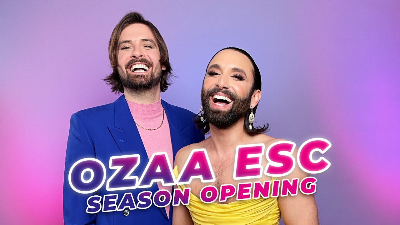 OZAA ESC Season Trailer | Conchita Wurst & Martin Zerza watch all Eurovision entries | WURSTTV.com