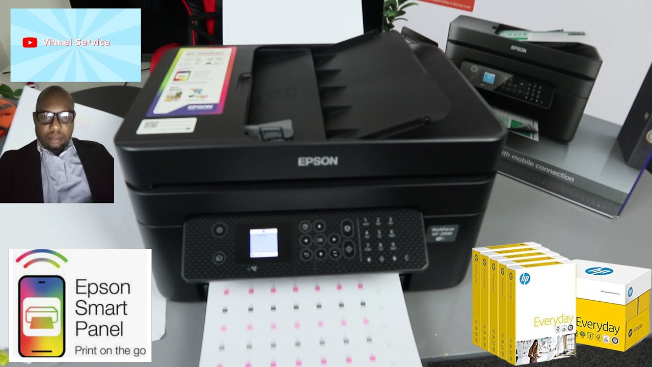 How to Load Paper Tray and Complete Alignment on Epson WF 2930 DWF Wireless WIFI Printer
