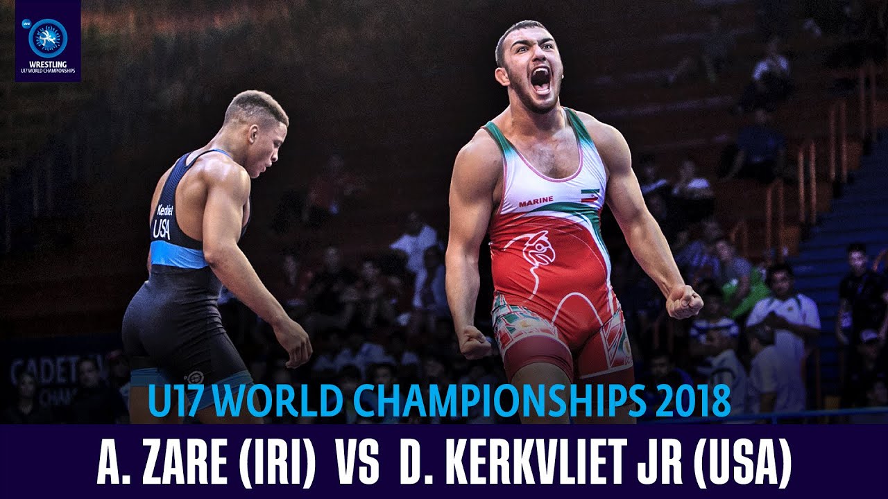 Two-time Olympic medalist Amirhossein ZARE wins first world title (2018 U17 World Championships)