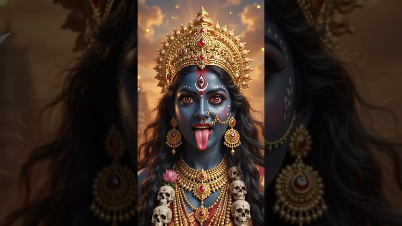✨ Maa Kali Blessings For Today 🙏 | Positive Energy & Divine Protection 🖤🔱 #maakali #durga #shorts
