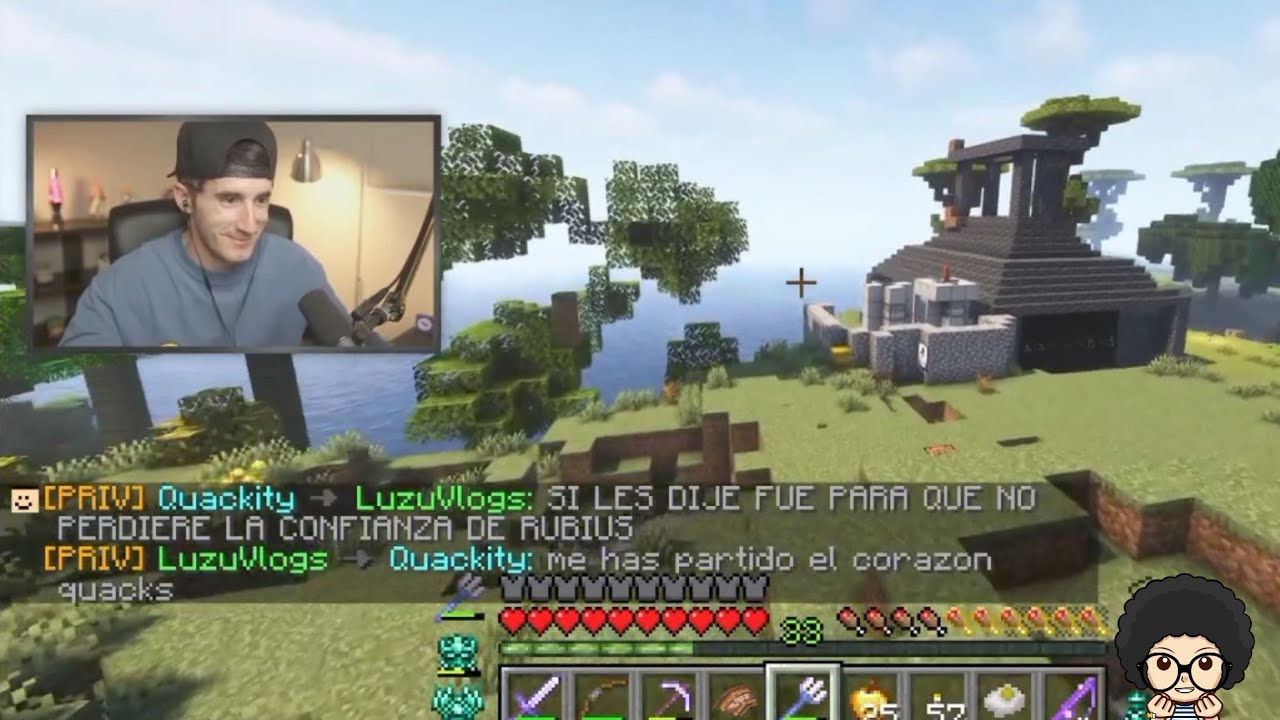 Quackity rompe el corazón de Luzu 💔 | karmaland  5
