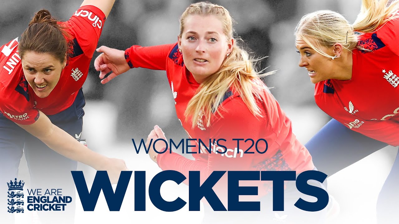 👊 Stumps Clattered | 💨 Ripping Turn | 🔥 Safe Hands | England Women T20 Wickets 2024