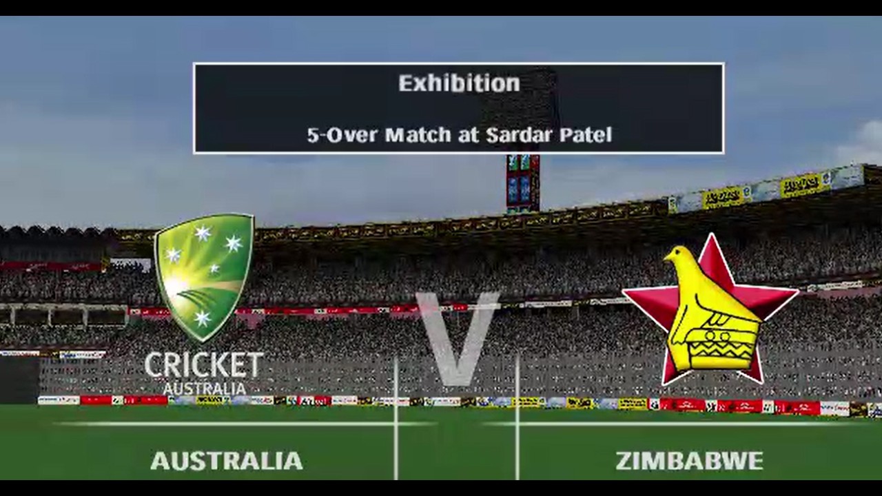Australia vs Zimbabwe Cricket game