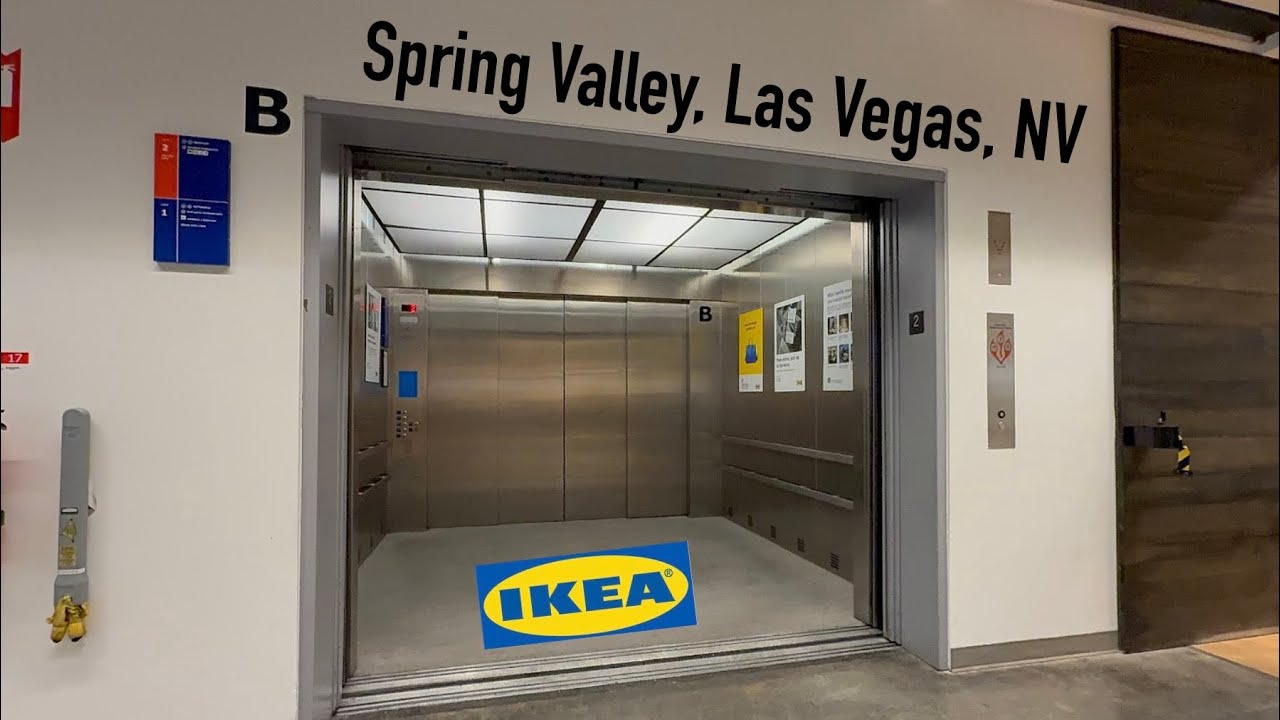 Big MEI Hydraulic Elevator Ride | Lifts A & B | IKEA, Spring Valley, Las Vegas, Nevada, USA 