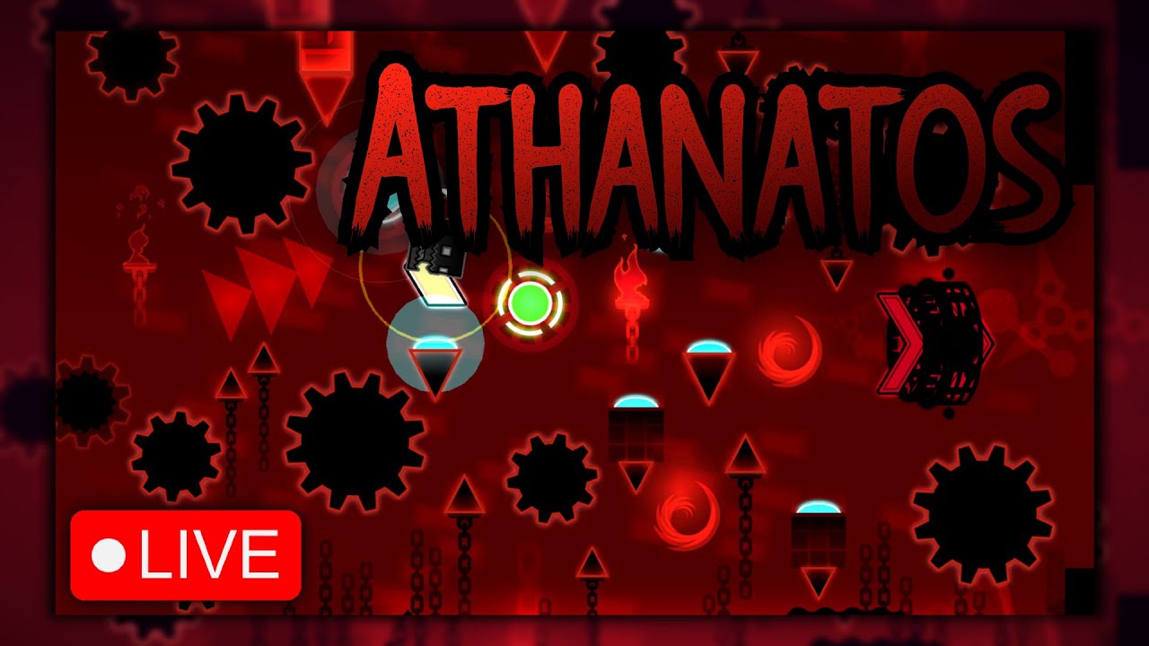 Geometry Dash: Athanatos 77% [Stream 11] (GO=42%)