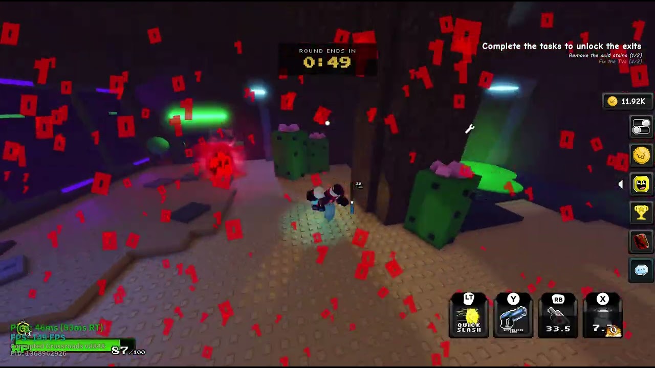 corrupted crossroads but I skill check the corrupted