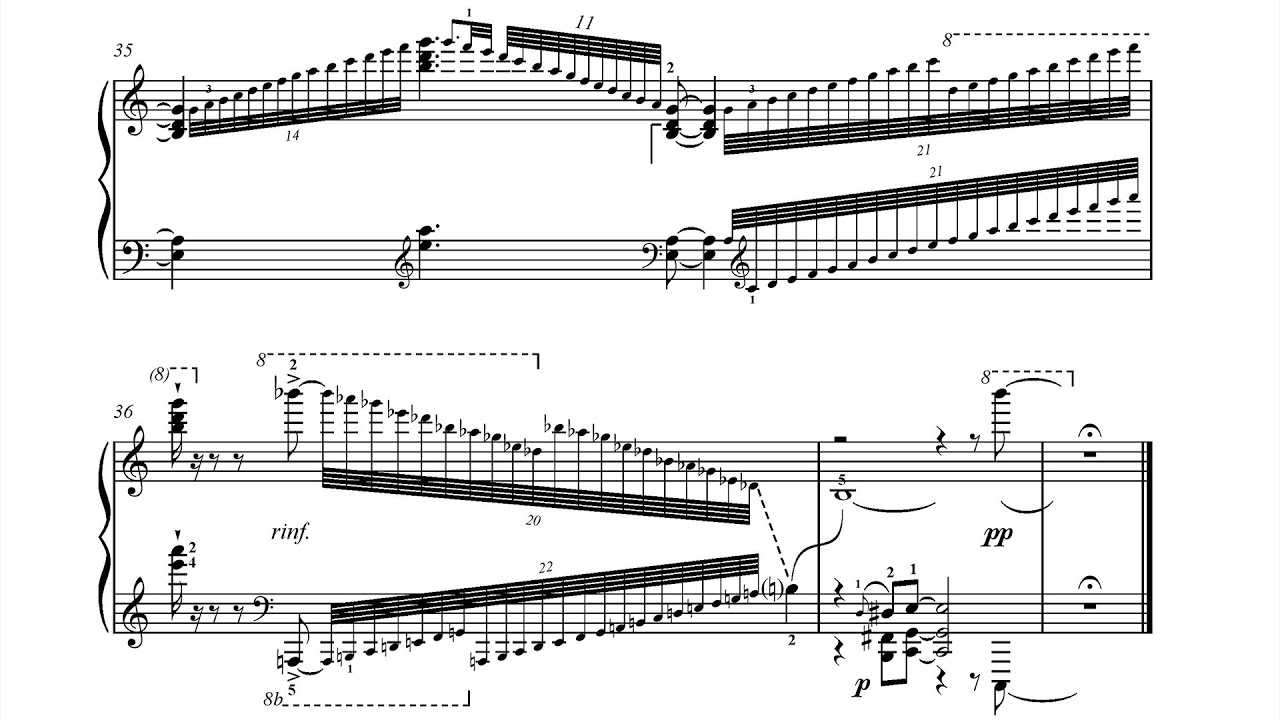 Nikolai Kapustin - 3 Etudes, Op. 67 (1992) [Score-Video]