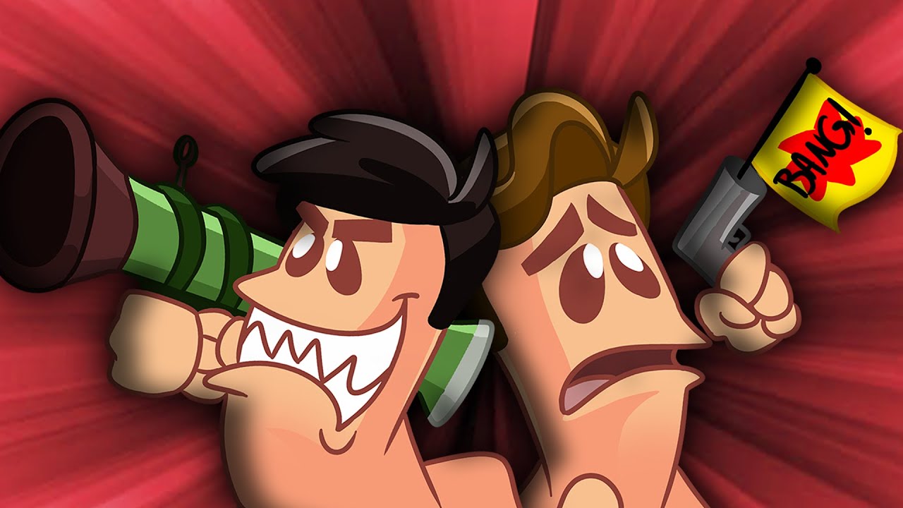 SuperMega Plays WORMS W.M.D.