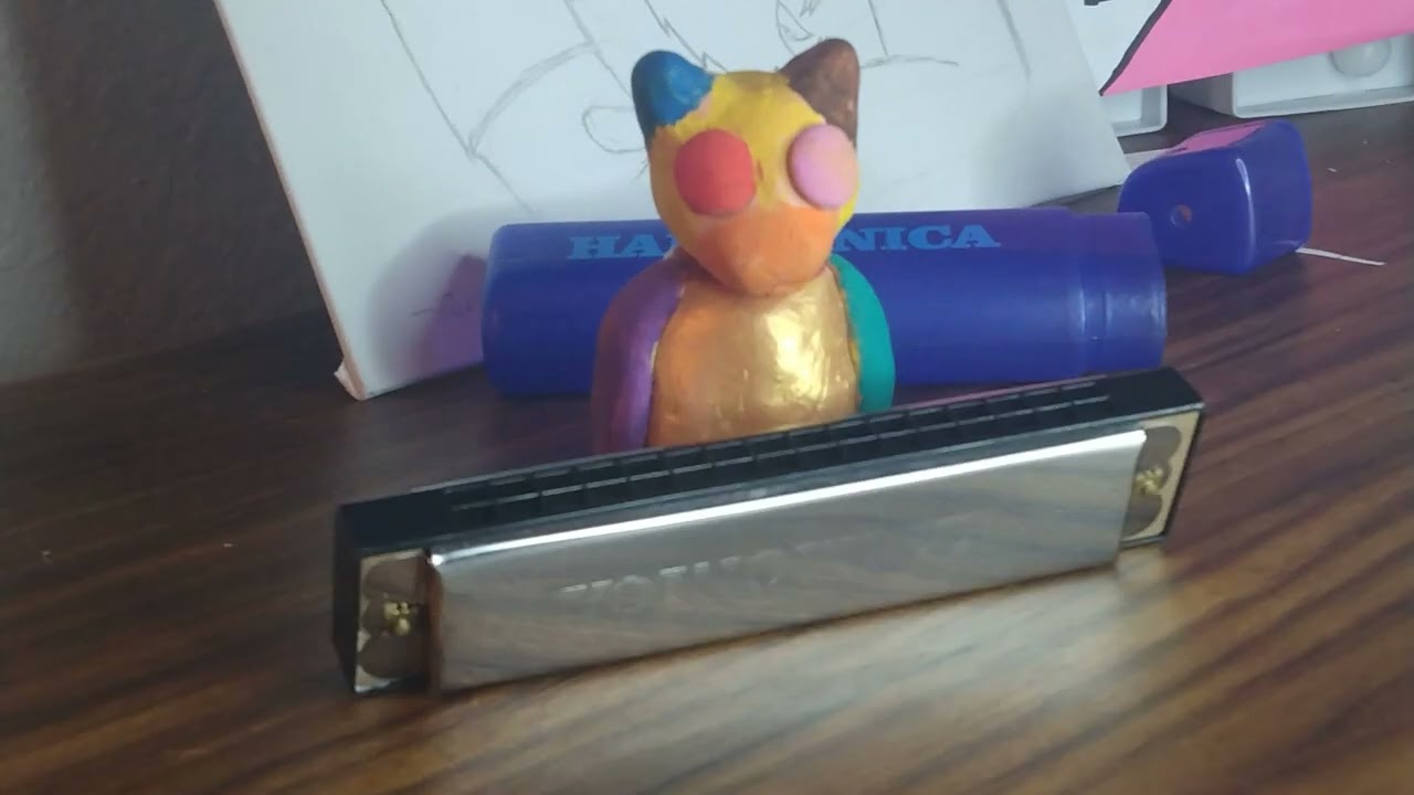 the harmonica #stopmotionart #art my new favorite kind of art :D