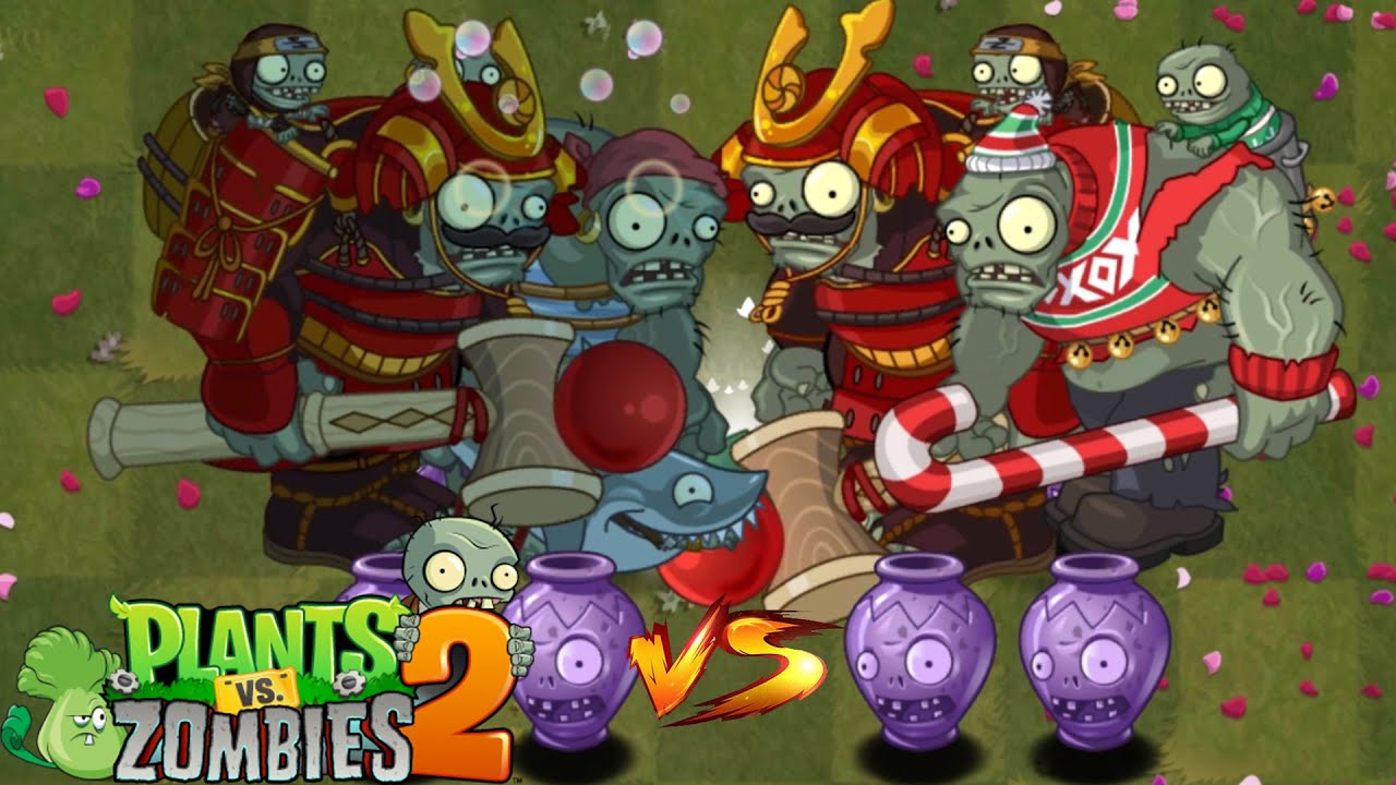 Plants Vs Zombies 2 - 2 Random Gargantuar Vs 2 Gargantuar #210