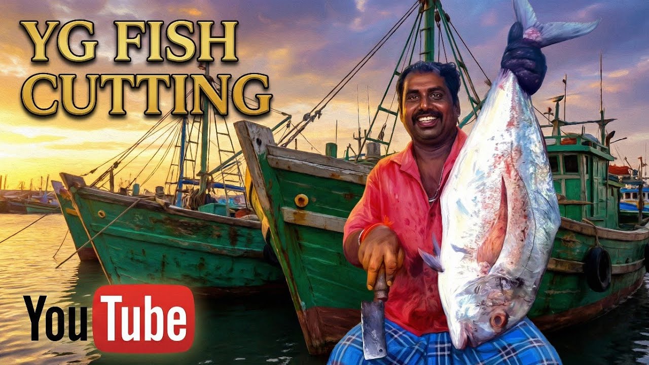 KASIMEDU 🔥TREVALLY FISH CUTTING 🔥  #kasimedufishmarketlatest #speedselvam