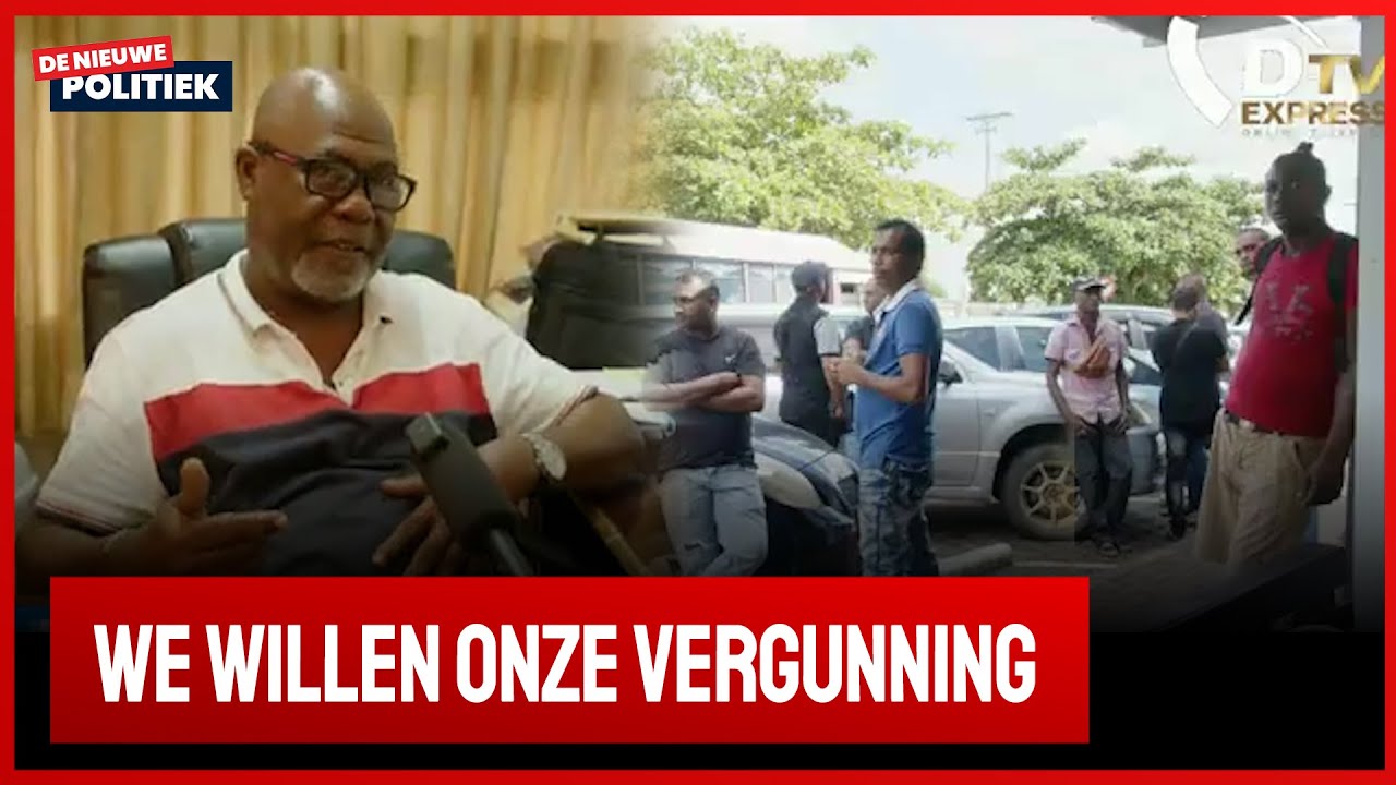 🚀De Nieuwe Politiek Live: boze bushouders : Vergunning bushouders ingetrokken (SURINAME)