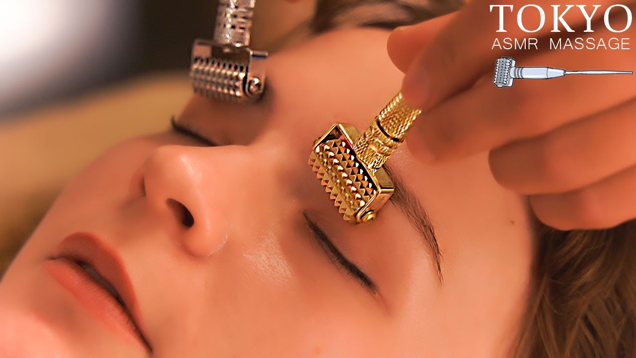 ASMR Хороший аромат + массаж для снятия напряжения глаз. Лучший релакс.