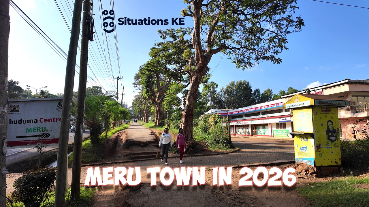 Scenic climb to Makutano Meru from Huduma Center