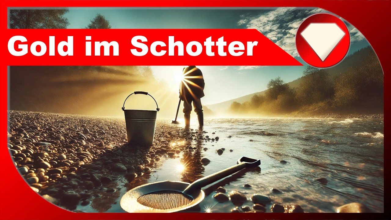 Das Gold der Schotterbank - Goldsuche am Fluss - Goldwachen als Hobby - absolut abenteuerlich
