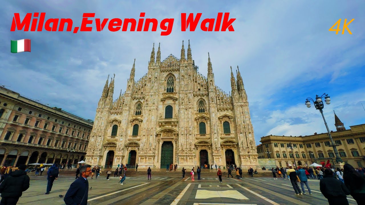 Milan 🇮🇹 Walking Tour in 4K | Scenic Walking Tour Through Italy’s Iconic City