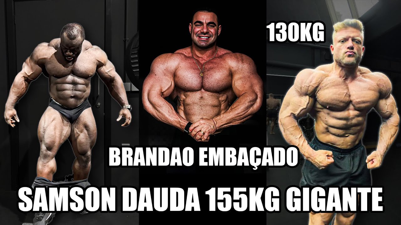 URS BATE 130KG FACIL, DAUDA 155KG E BRANDAO FORA DE FORMA?