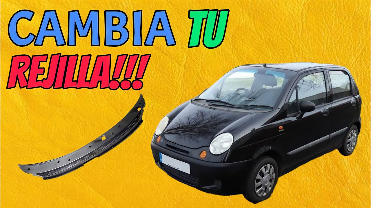 🌧️Cambia TU MISMO la REJILLA de LIMPIAPARABRISAS de tu Matiz G1 ¡SIN COMPLICACIONES!🌧️