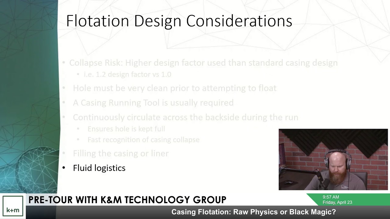 Episode 7 - Pre-Tour with K&M Technology Group - Casing Flotation 