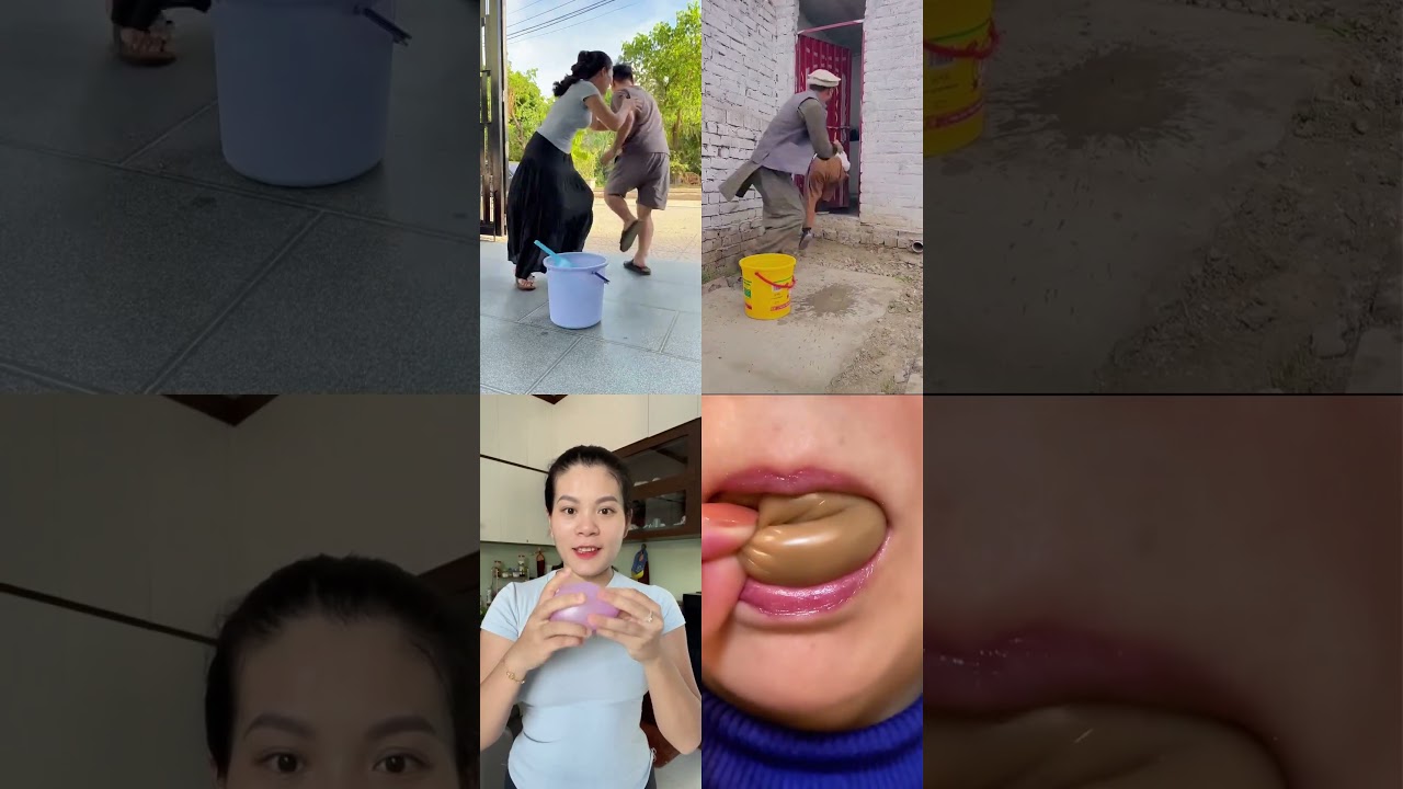 Funny Water Splash Challenge & Bubble ASMR 🎈💦😂