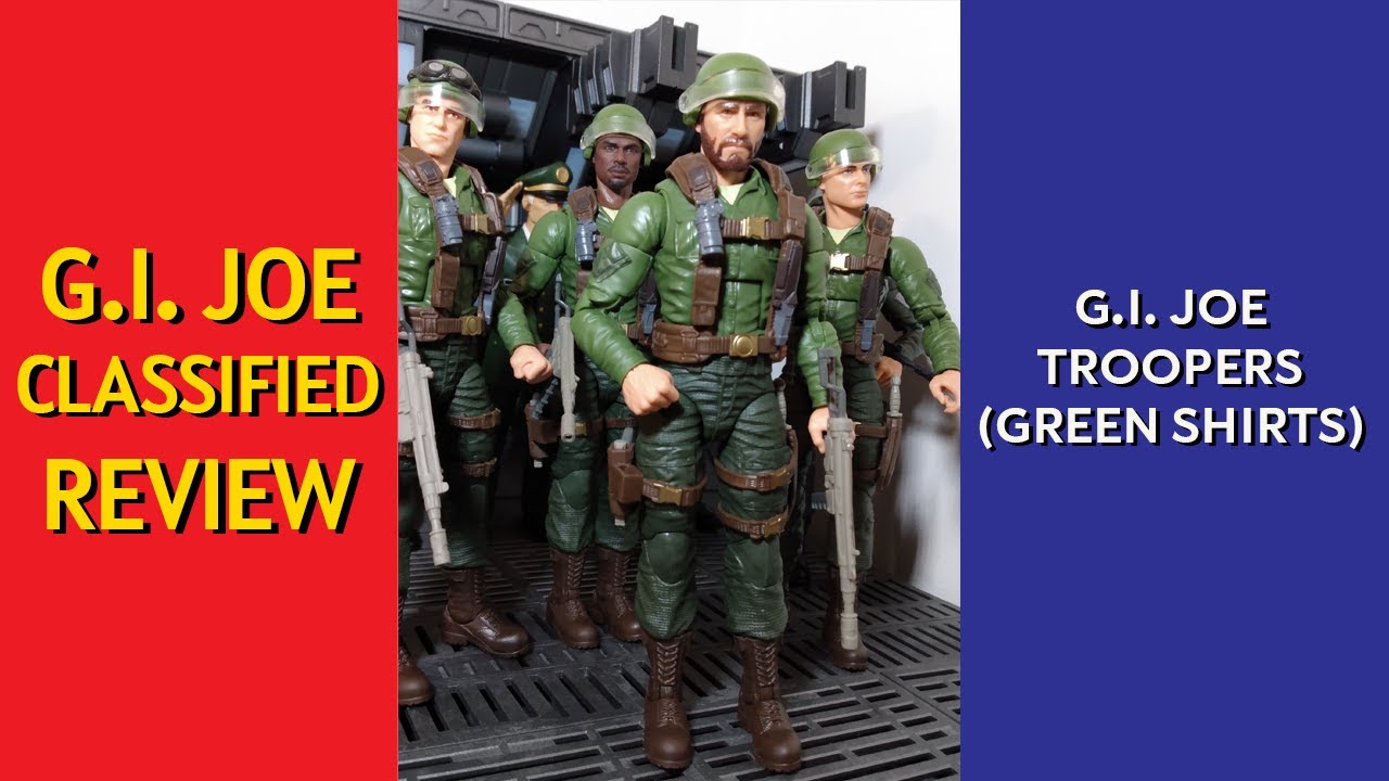 GI Joe Classified Retro Troopers and Green Shirts