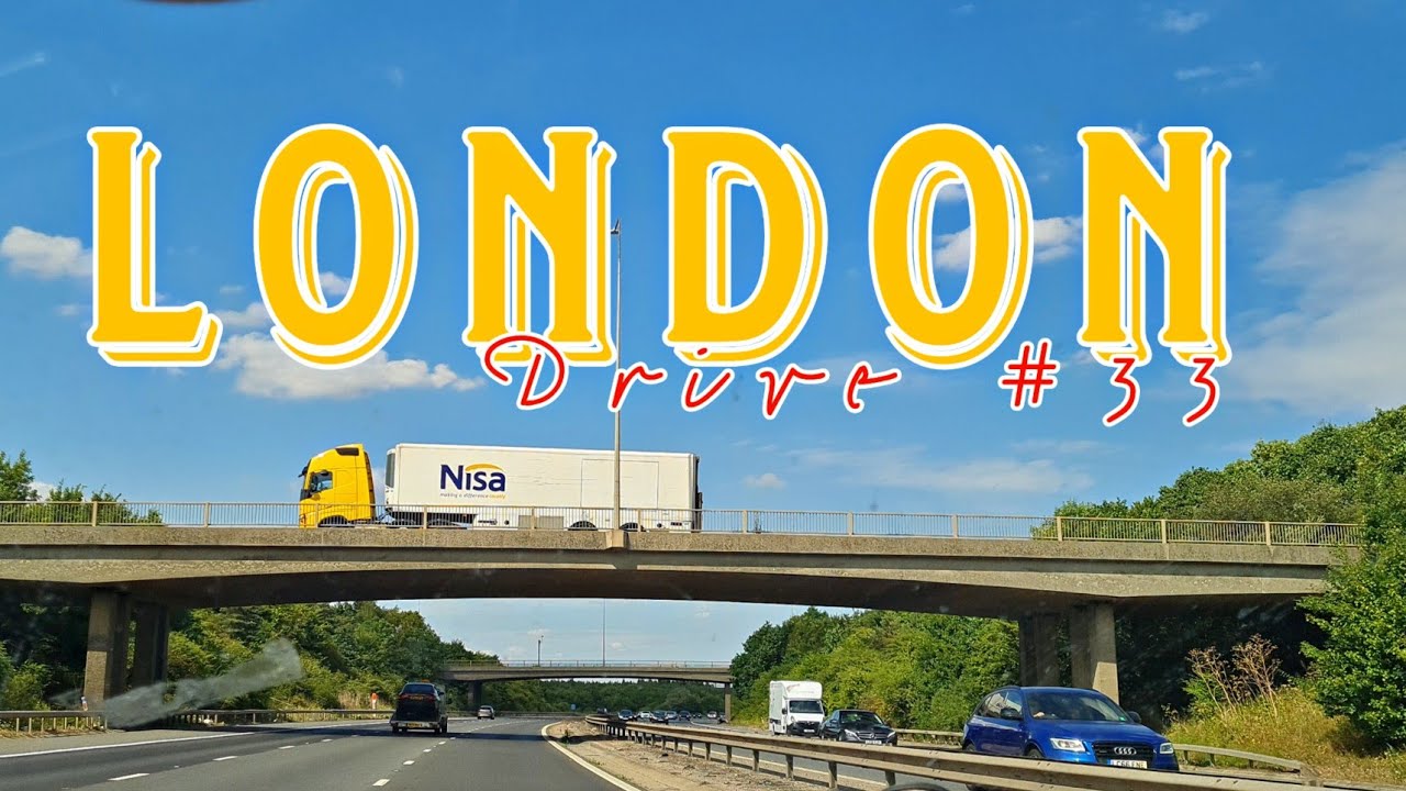 LONDON SUMMER DRIVE 🚗 TO STANSTED AIRPORT