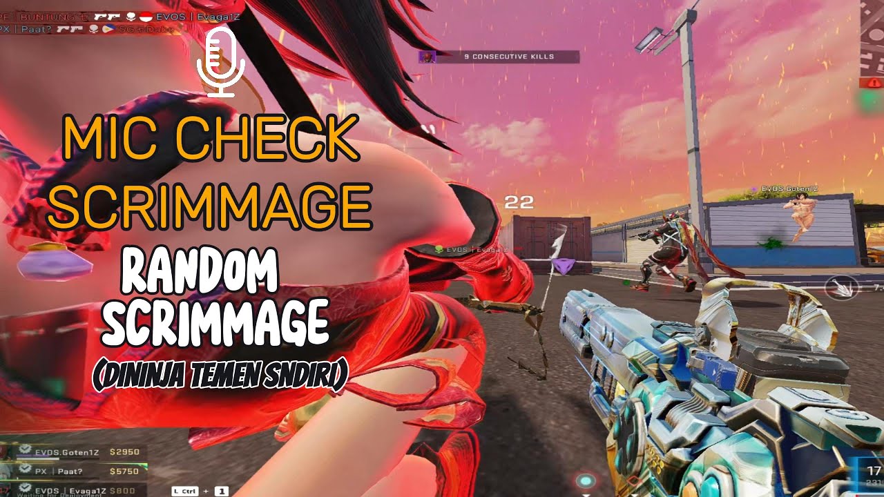 BLOOD STRIKE - MIC CHECK RANDOM SCRIMMAGE - MENGHIANATI TEMAN