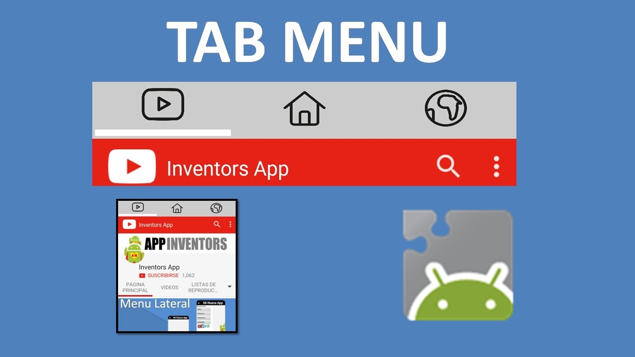 Tab Menu en App Inventor