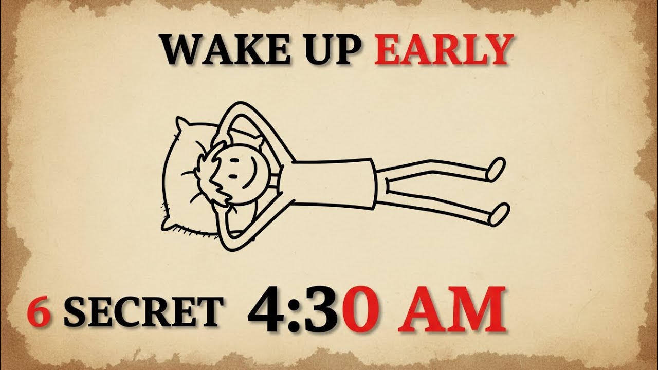 I Wake Up Everyday at 4:30 Am ( 6 Secret Hack For Morning 