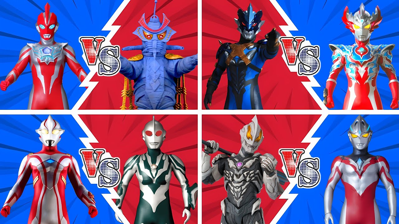 ウルトラマン OMEGA VS ALIEN TEMPEROR, ULTRAMAN TREGEAR VS TAIGA TRI STRIUM, MEBIUS VS RIBUT DARK #ウルトラマン 