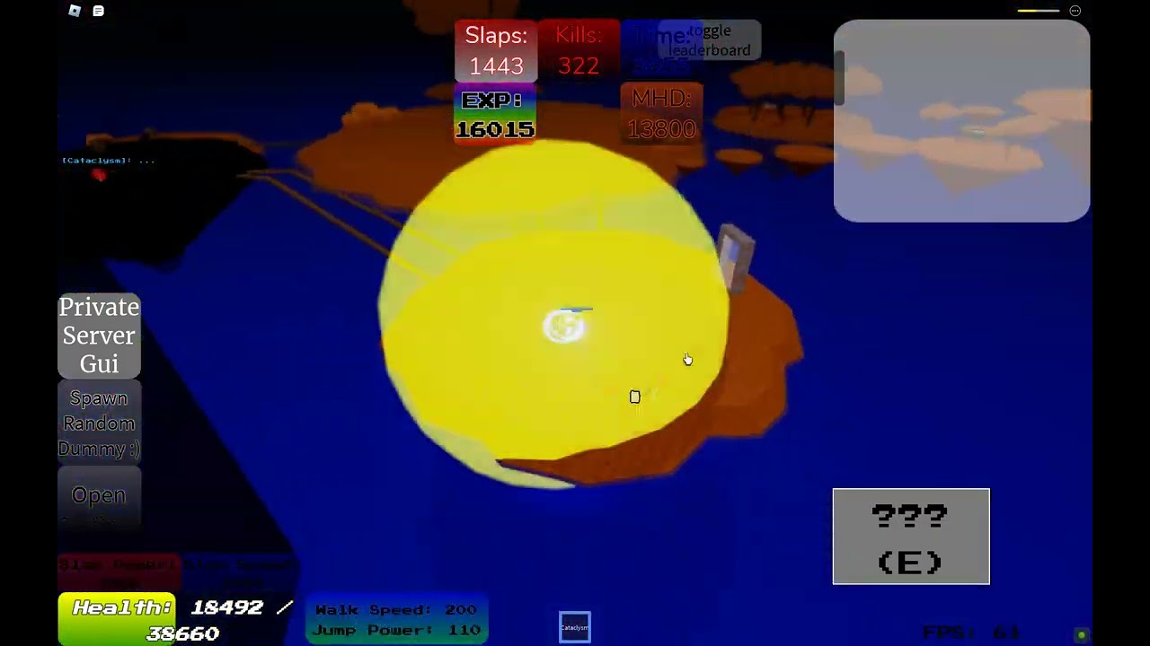 Stability showcase! (READ DESC) Slap battles: combat