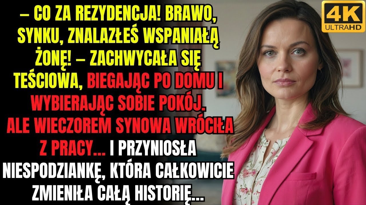 Wieczorem moja synowa wróciła z pracy    i przyniosła niespodziankę, która całkowicie zmieniła cały