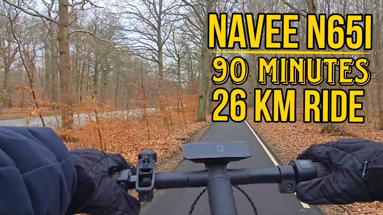 ❄️ Navee N65i | Suboptimal Conditions -4&deg;C & Heavy Rider | 90 minutes ~28km | Denmark Copenhagen 🇩🇰