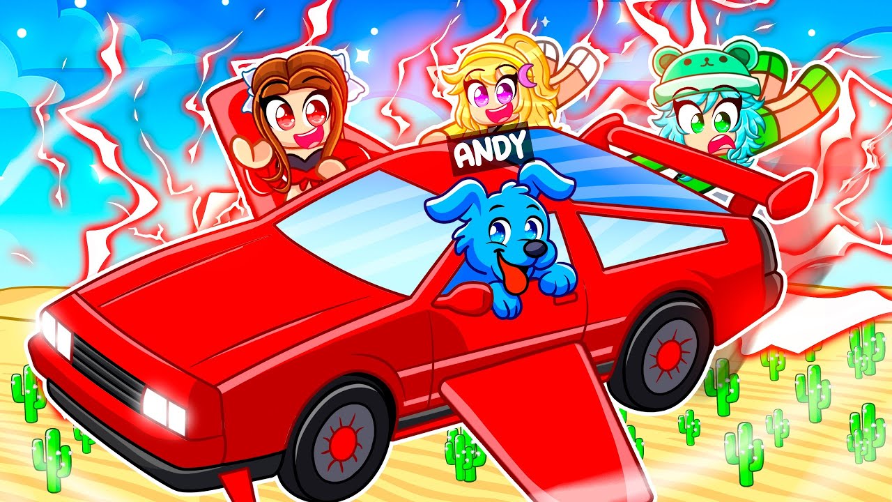 I Became A DOG With the NEW GLIDEX FLYING CAR In A DUSTY TRIP!