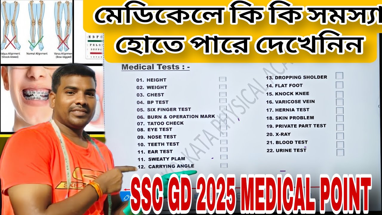 মেডিকেলে কি কি সমস্যা হোতে পারে দেখেনিন || যদি আপনি Medical Fit  হোতে চান তাহলে  ভিডিওটি দেখতে হবে