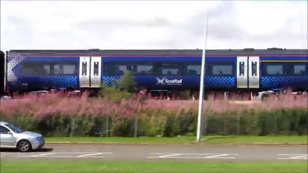 Trains at Montrose, Scotland - August 2014