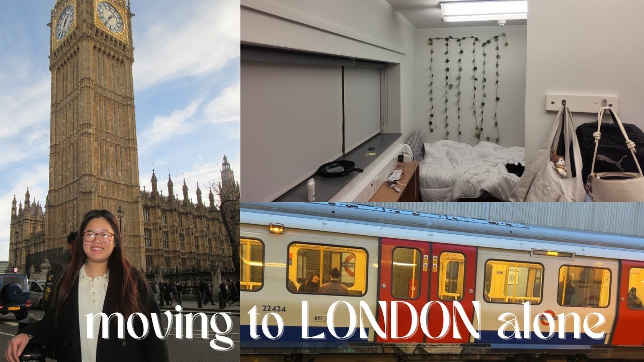 LONDON UNIVERSITY MOVE-IN VLOG 🇬🇧 | QMUL dorm tour, packing, shopping + orientation