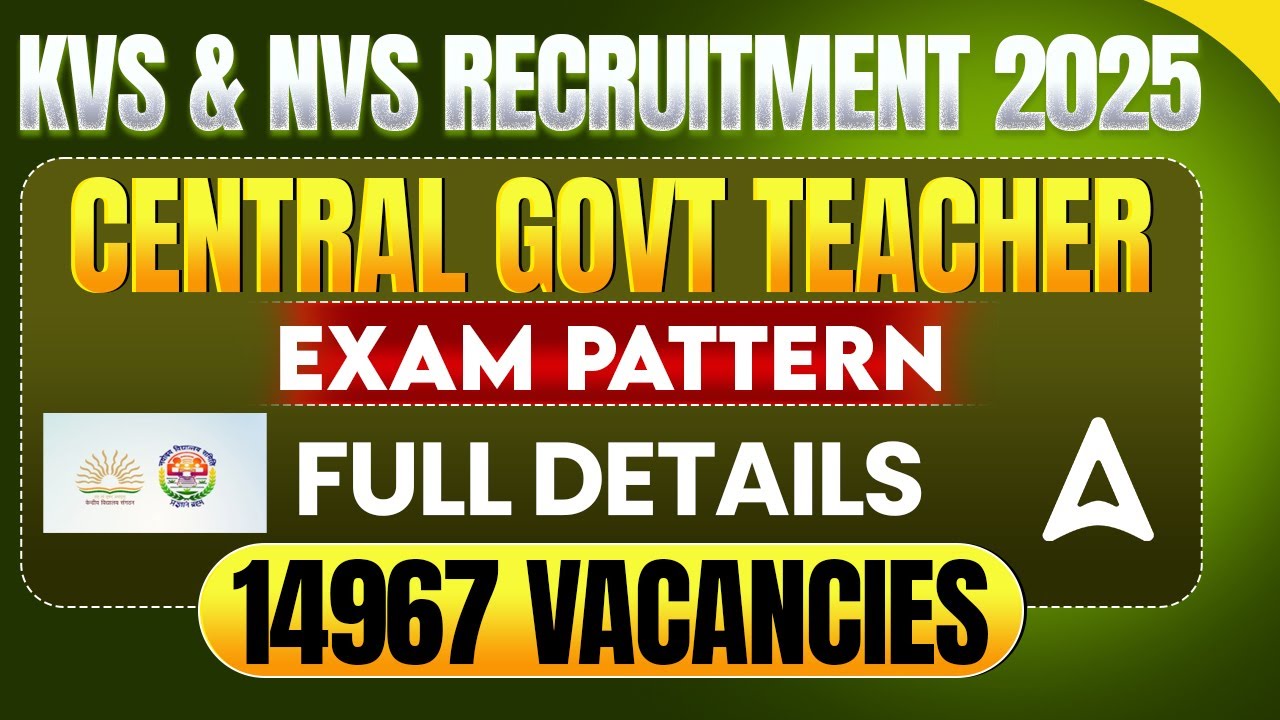 KVS New Vacancy 2025 Tamil | KVS NVS Exam Pattern 2025 | Kendriya Vidyalaya Vacancy 2025 Tamil