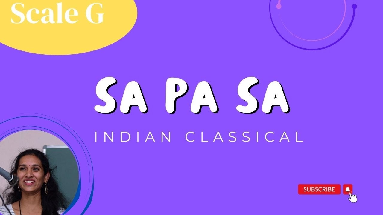 Sa Pa Sa for beginners| Riyaz| Scale G | IndianClassical | Everyday practice for good singing voice