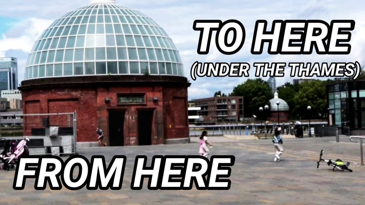 Come With Us & Walk 15 Metres Under the Thames - The Greenwich Foot Tunnel!