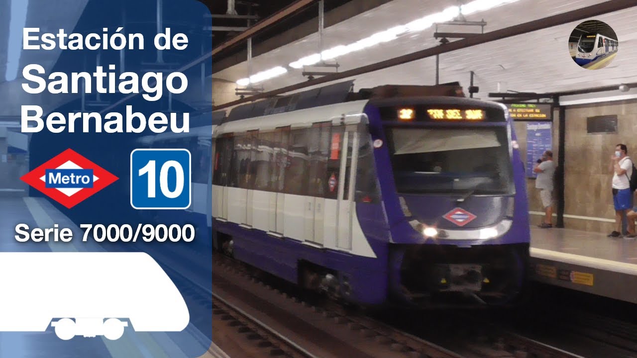 Circulaciones por Santiago Bernabeu | Metro de Madrid L10